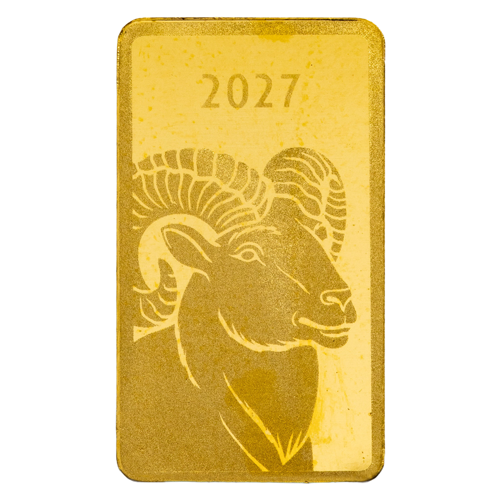 Buy 1 g Gold Lunar Year of the Goat Bar (2027), image 1