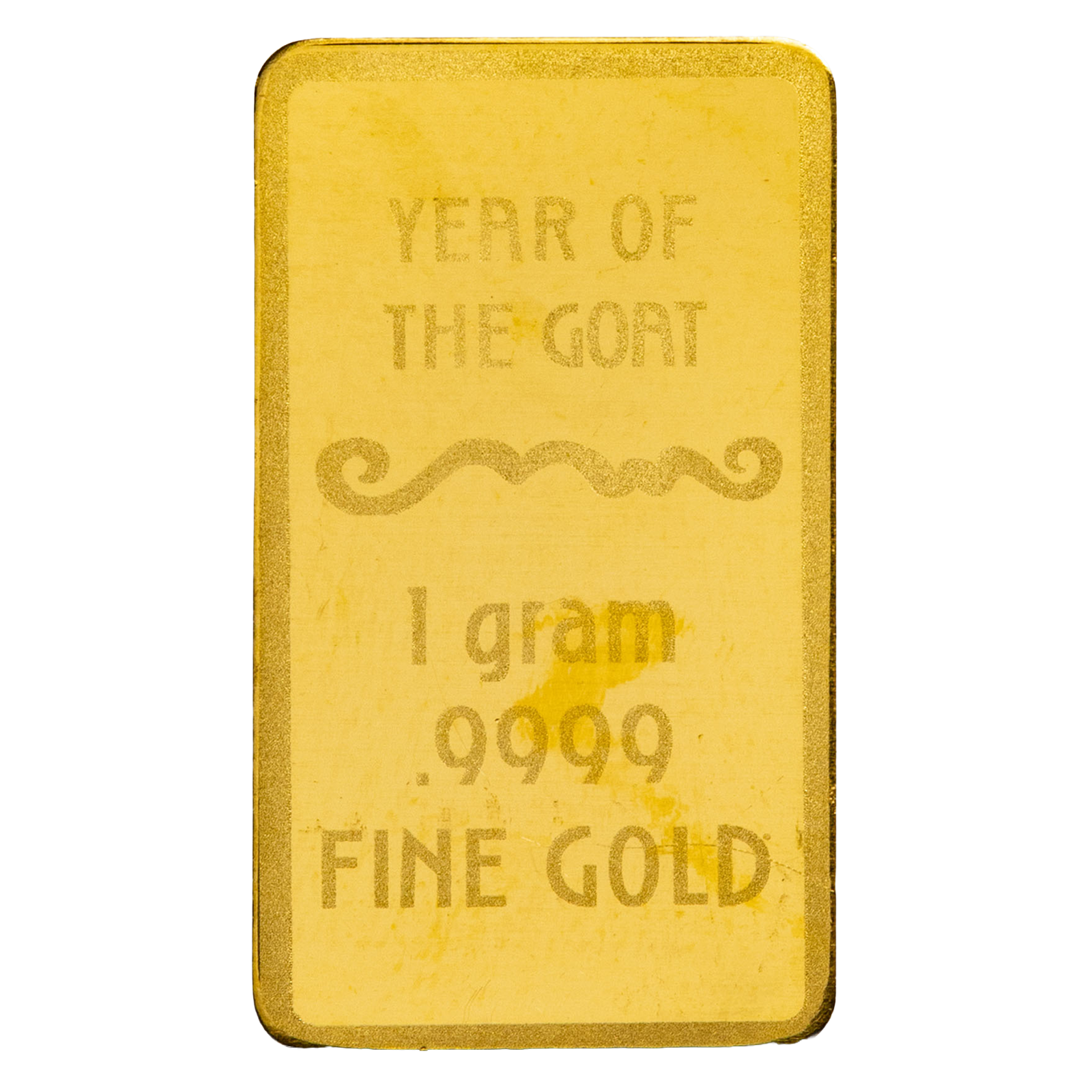 Buy 1 g Gold Lunar Year of the Goat Bar (2027), image 3
