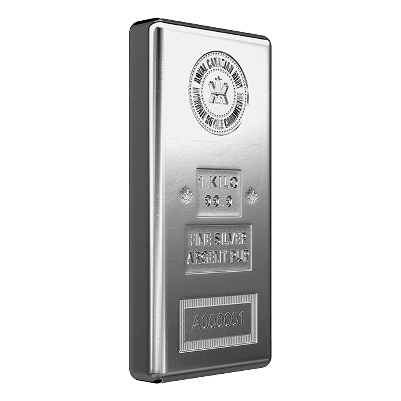 Canadian 1 Kilo Silver Bars, image 1