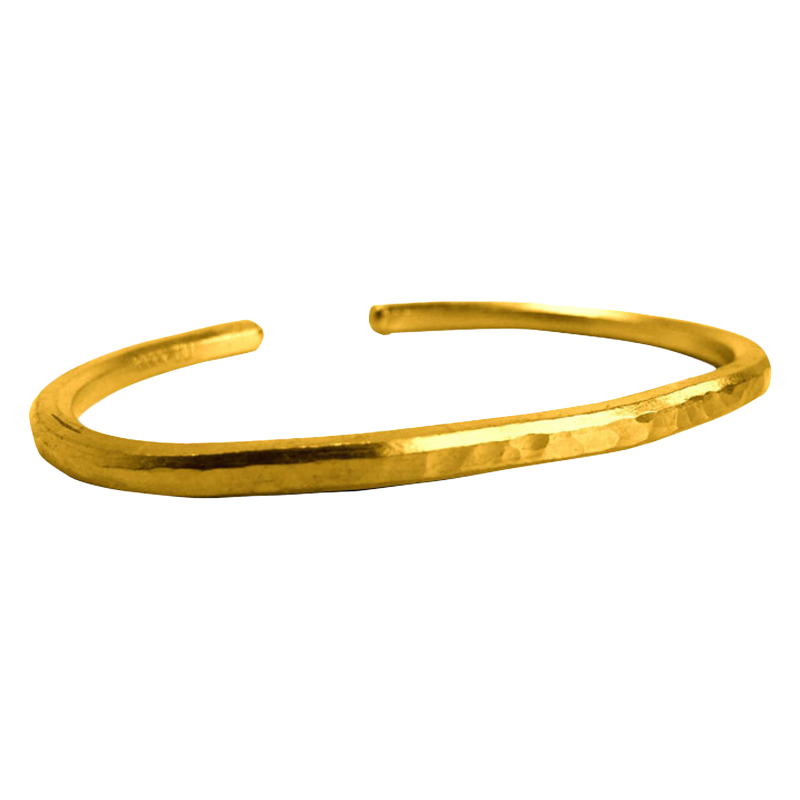 Buy 1 oz Hammered Gold Bullion Bracelet, image 2