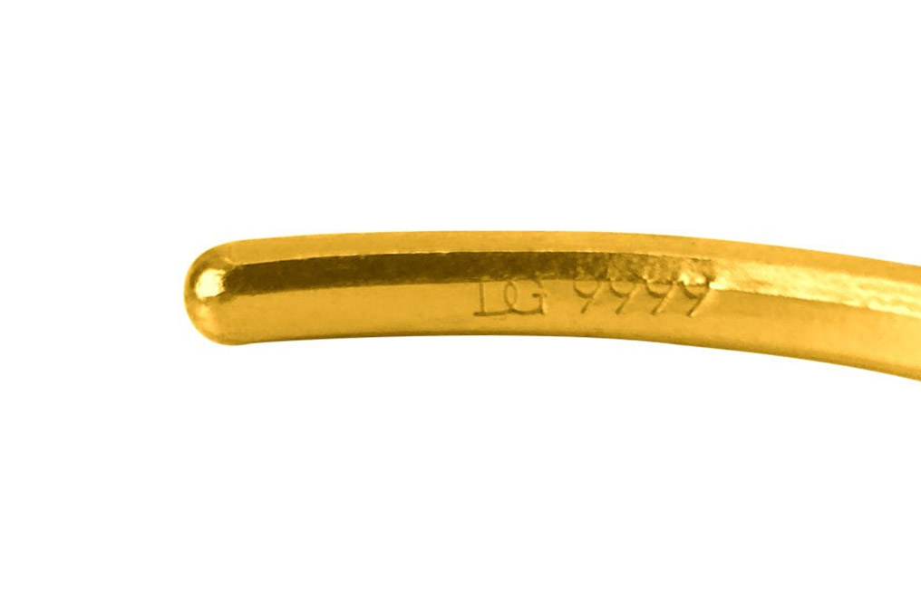 Buy 1 oz Hammered Gold Bullion Bracelet, image 4