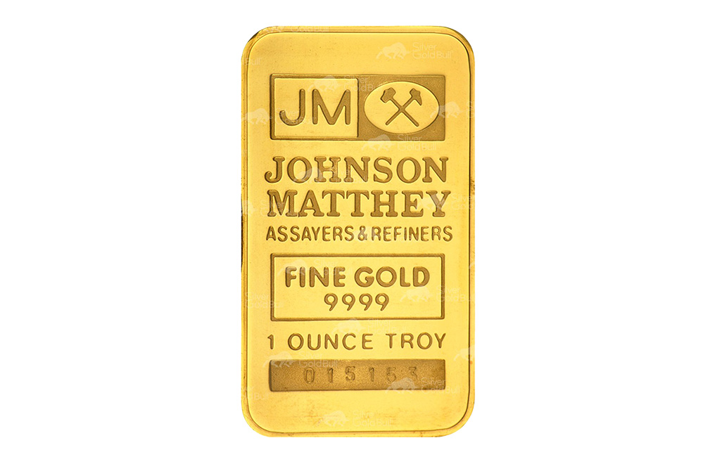 Buy 1 oz Gold Bar .9999 - Johnson Matthey, image 2