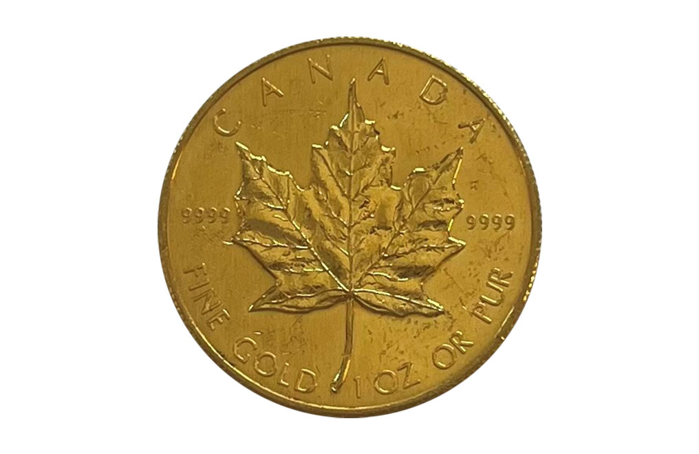 Buy 1 oz Gold Maple Leaf Coin (wear and tear), image 0