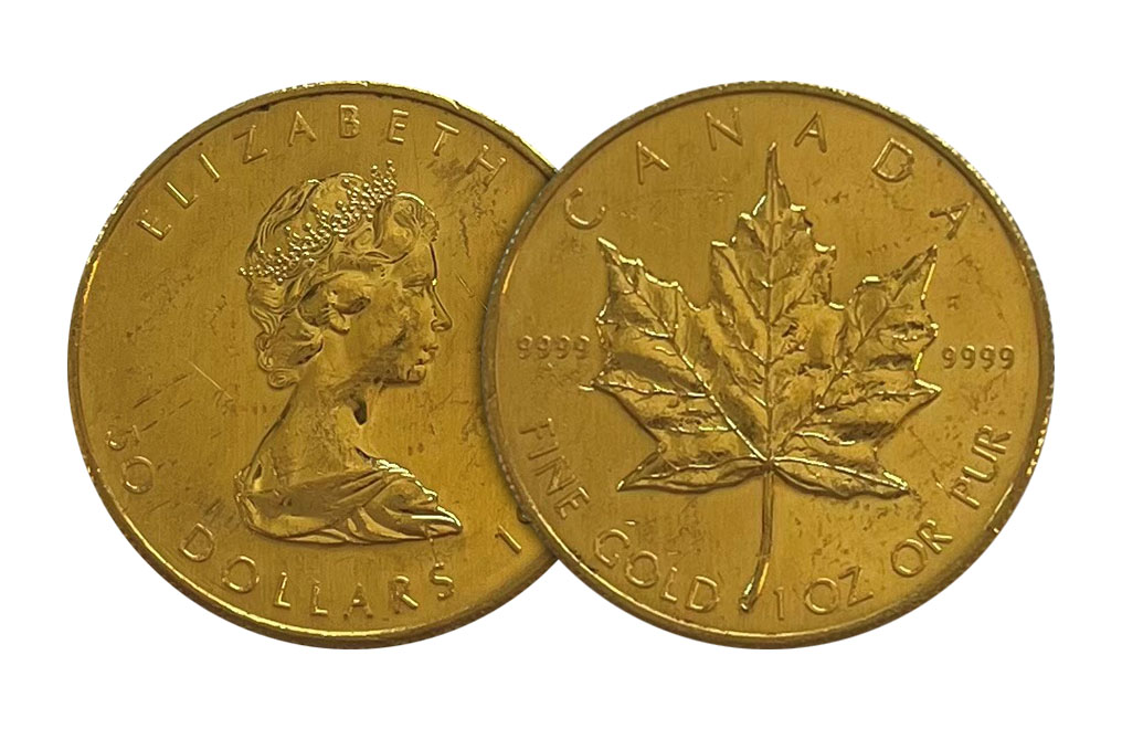 Buy 1 oz Gold Maple Leaf Coin (wear and tear), image 2