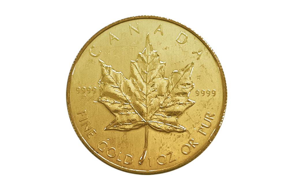 Buy 1 oz Gold Maple Leaf Coin (wear and tear), image 0