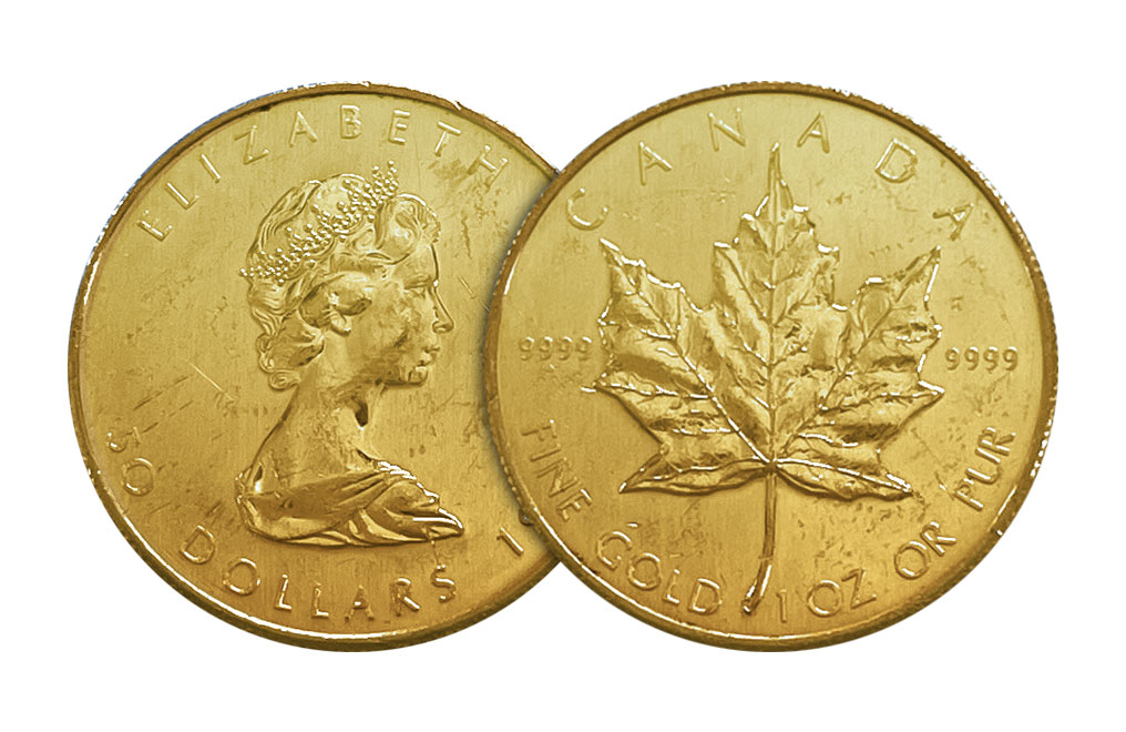 Buy 1 oz Gold Maple Leaf Coin (wear and tear), image 2