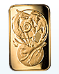 1 oz Gold Spiral of Life Bar
