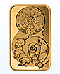 1 oz Gold Spiral Of Time Bar