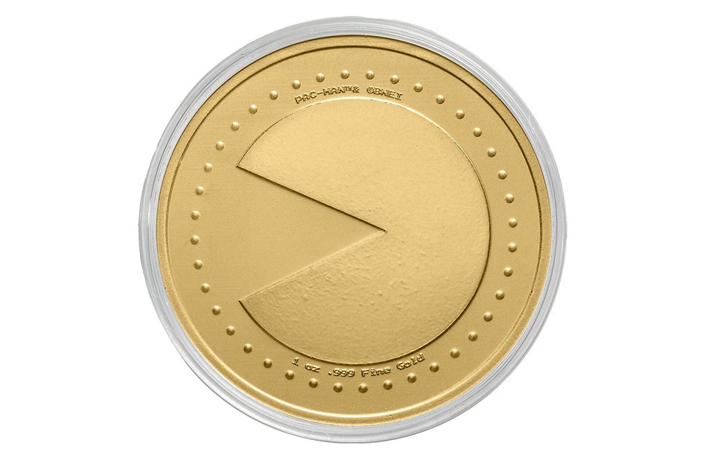 Buy 1 oz Gold PAC-MAN Game Token Round, image 1