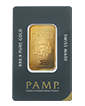 1 oz Gold Bar - PAMP Suisse (in untampered  assay only)