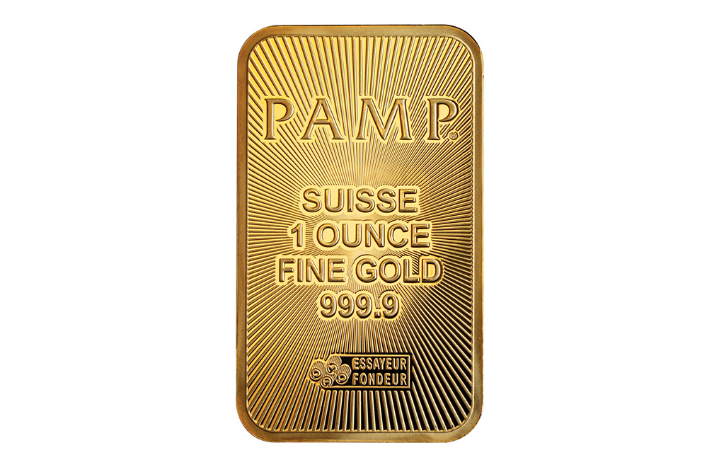 Buy 1 oz Gold Bars - PAMP Suisse (w/ assay), image 2