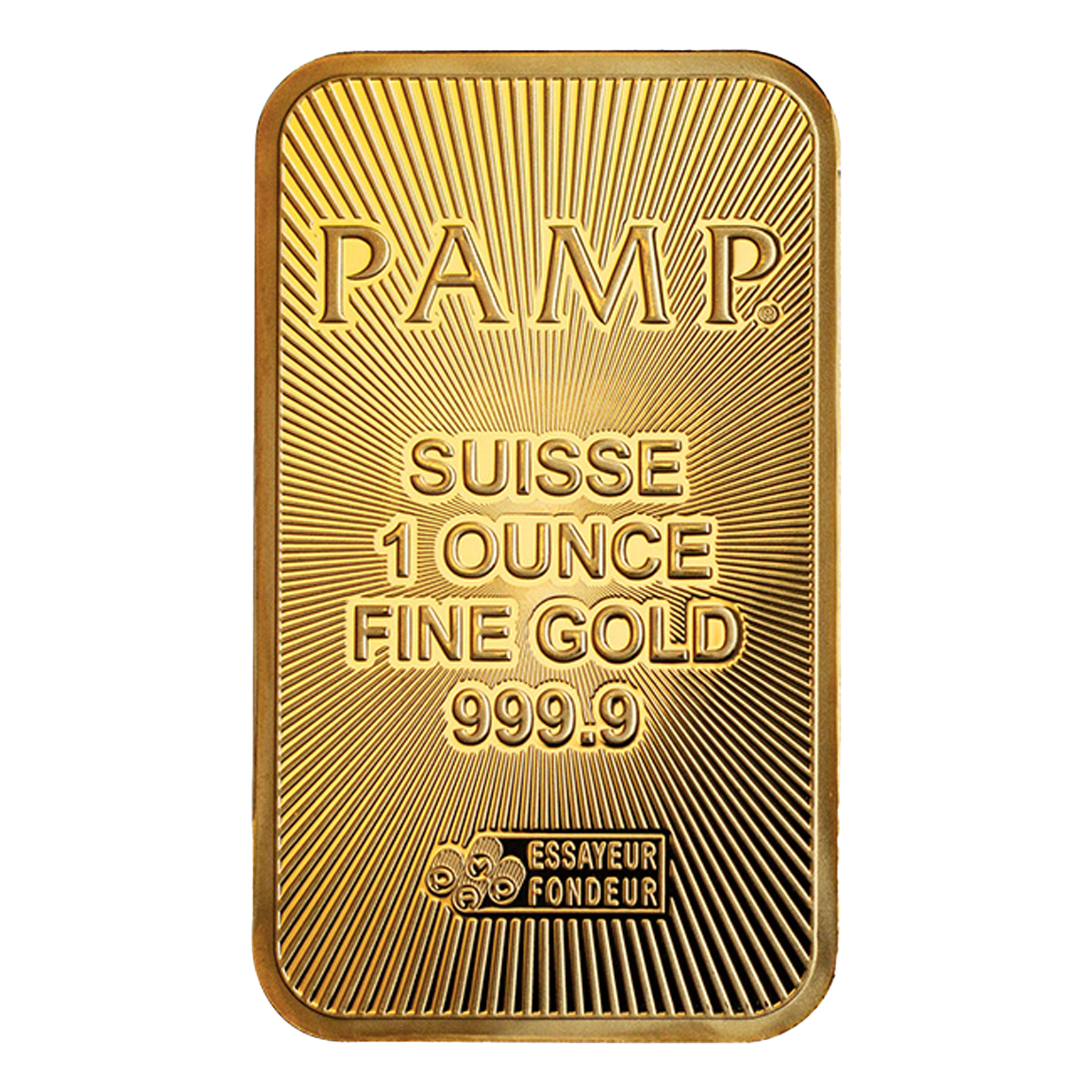 1 oz Gold Bars - PAMP Suisse (w/ assay), image 2