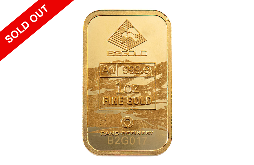 Buy 1 oz Gold Rhino Bars (B2Gold), image 0