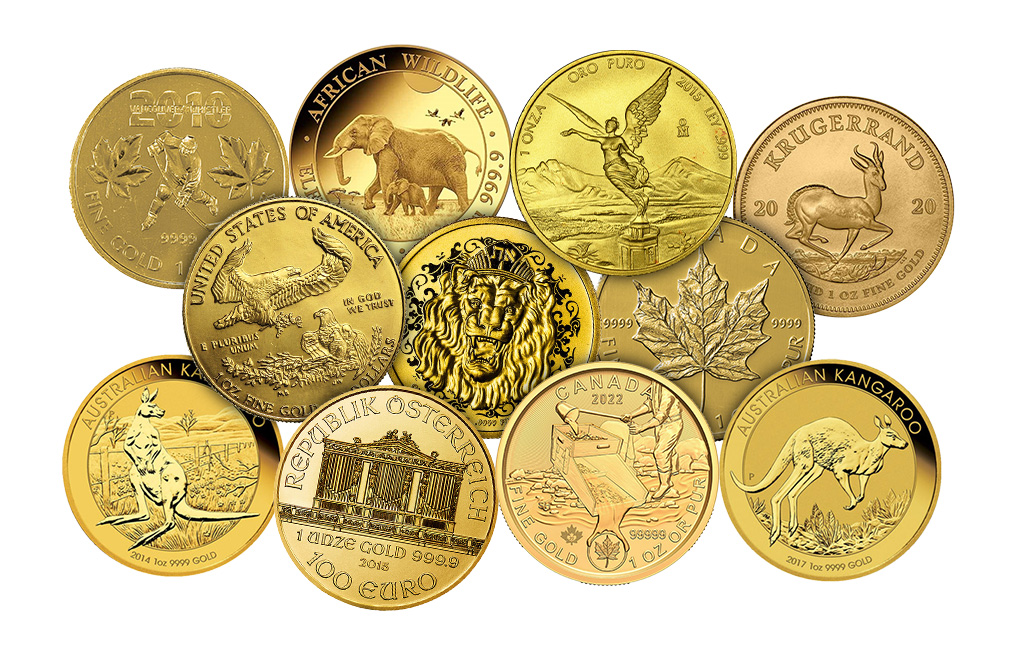 Buy 1 oz Gold Round or Coin .999+ (Any Mint, Random Year), image 0