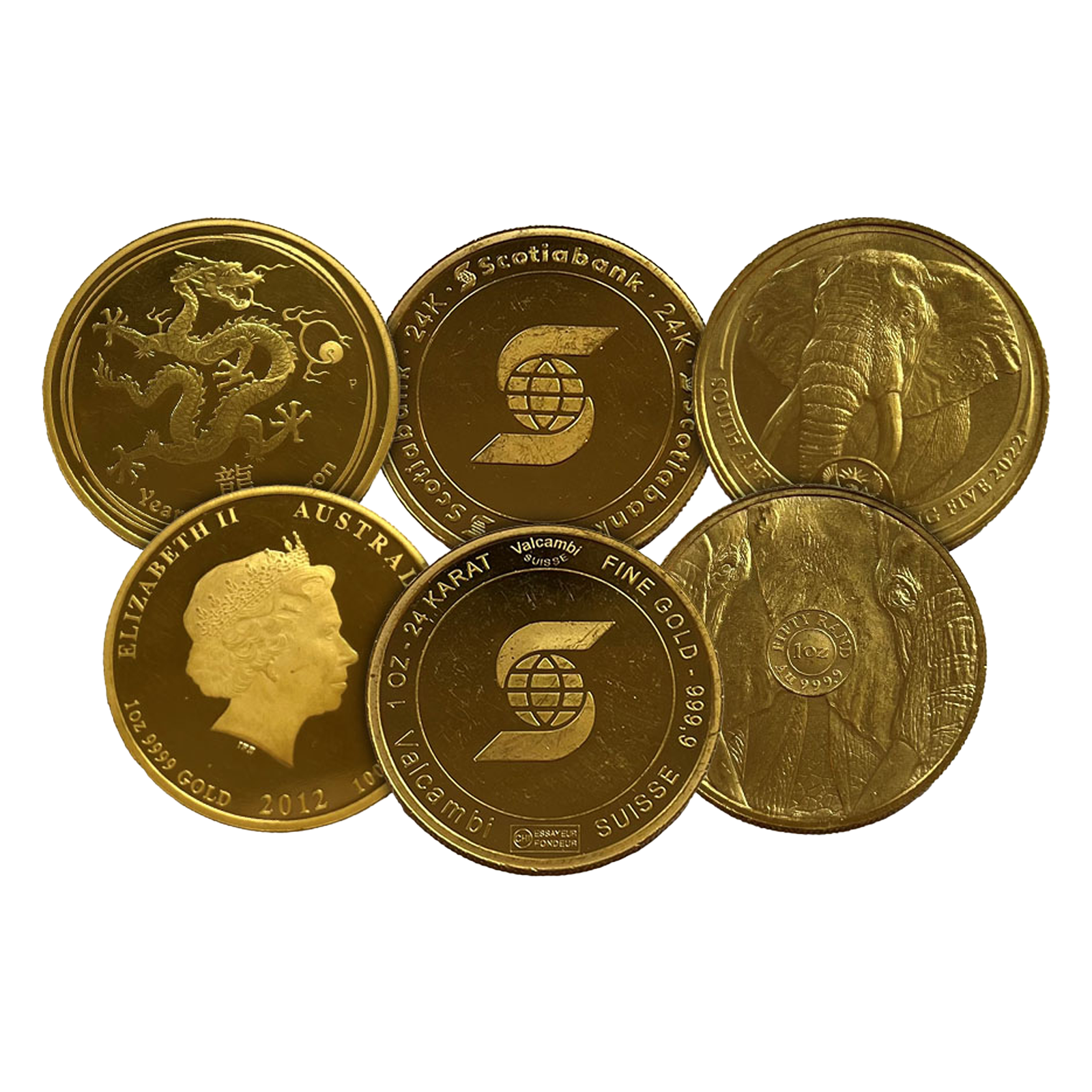 1 oz Gold Round or Coin (Any Mint, Random Year, Wear and Tear), image 0