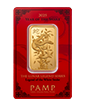 1 oz Gold Year of the Snake PAMP White Snake Bar (2025)