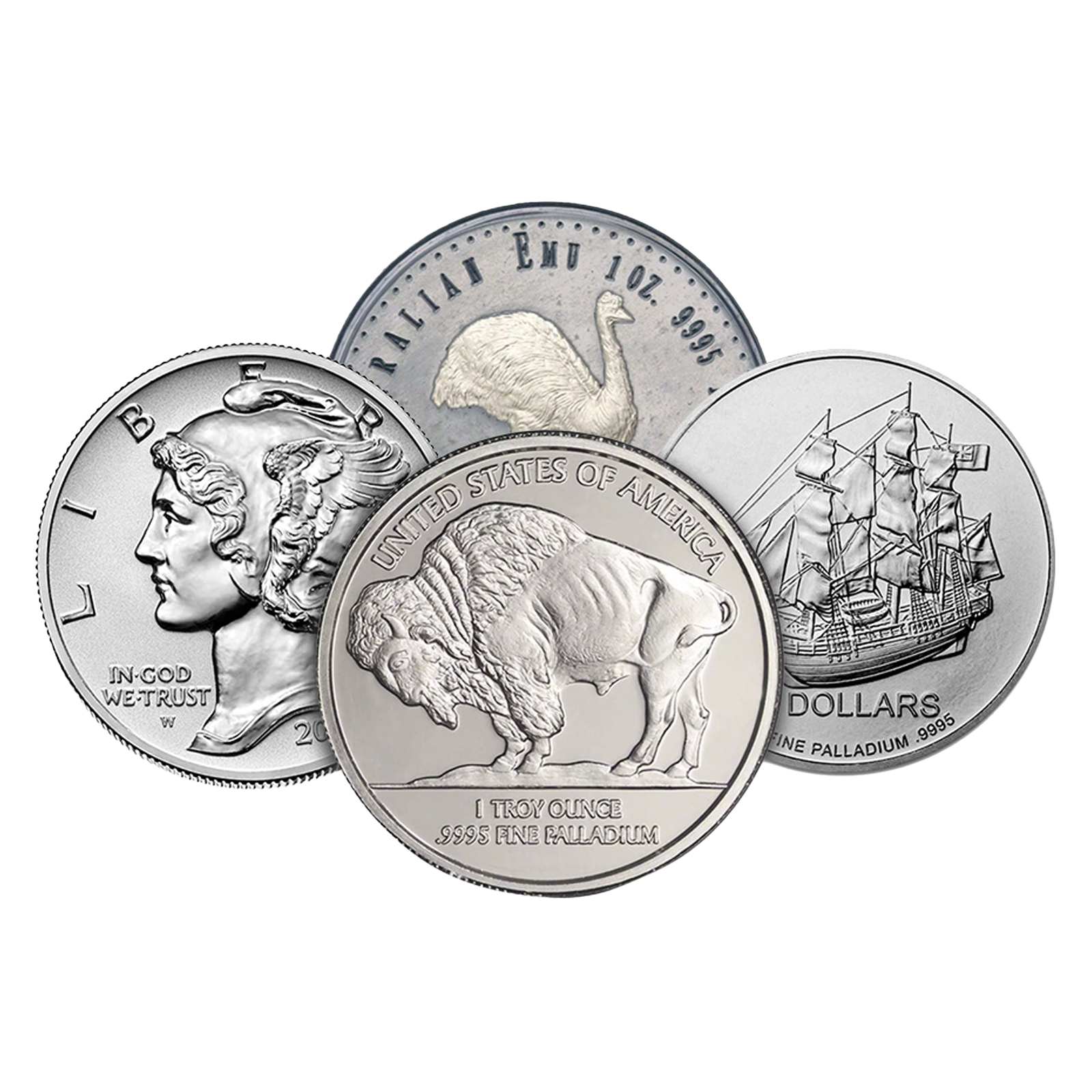 1 oz Palladium Round or Coin .9995, image 0