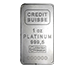 Sell 1 oz Platinum Credit Suisse Bars (with certificate only), image 0