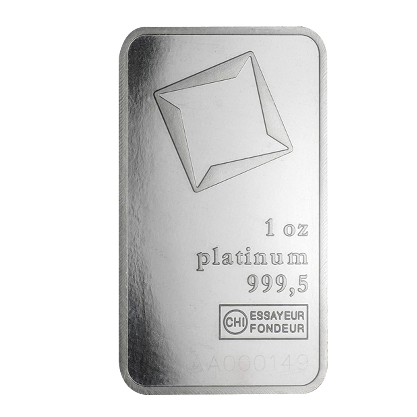 1 oz Platinum Valcambi Suisse Bars, image 3