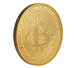 Buy 1 oz Pure Gold Bitcoin Round .9999, image 2
