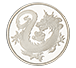 Buy 1 oz Rhodium Tuvalu South Sea Dragon Coin, image 0