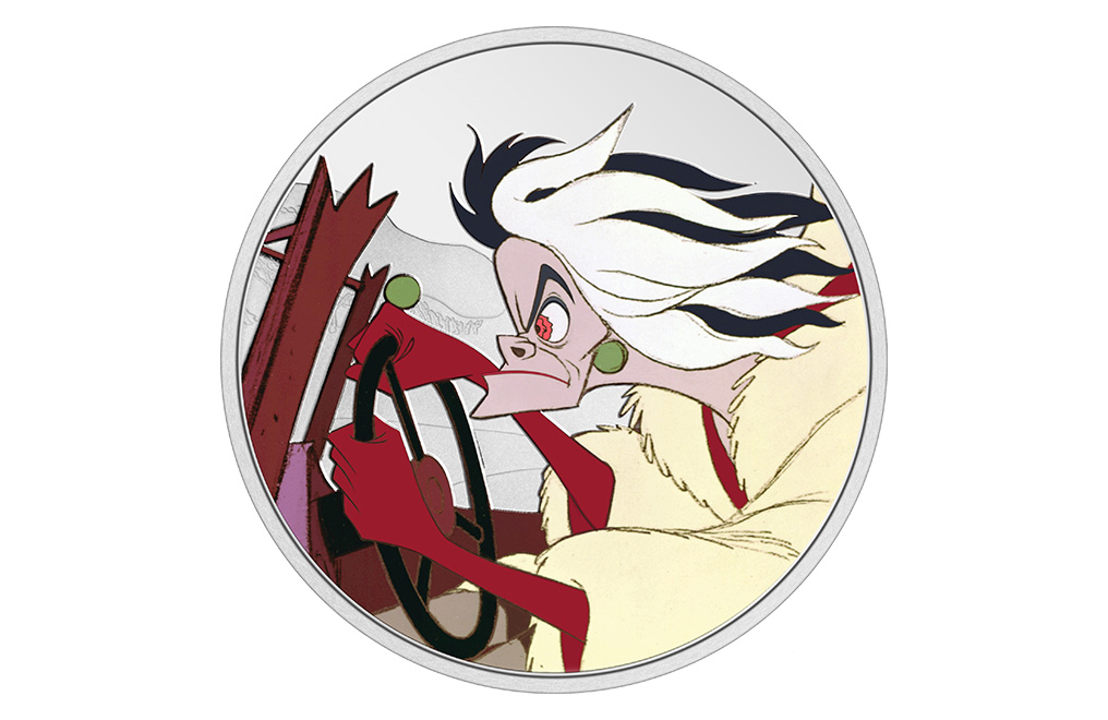 Buy 1 oz Silver 101 Dalmatians Cruella Coin (2022), image 0