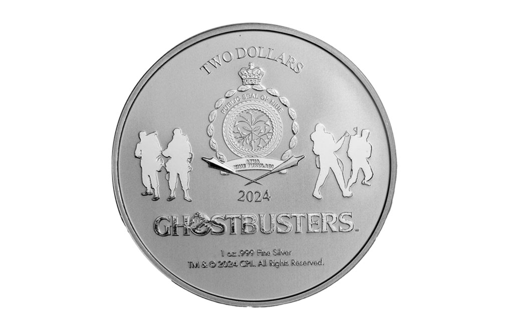 Buy 1 oz Silver 40th Anniversary Ghostbusters® Coin (2024), image 1