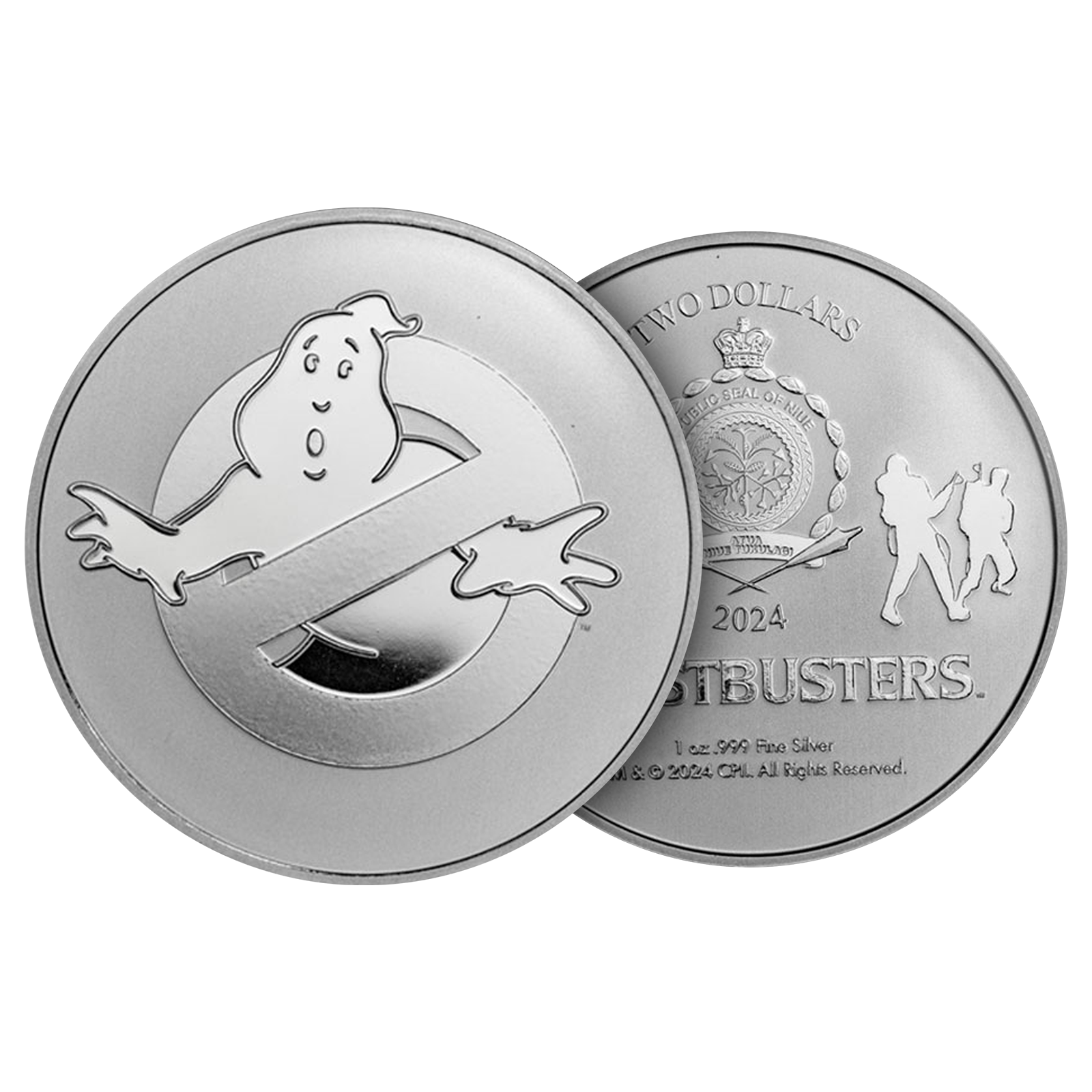 Buy 1 oz Silver 40th Anniversary Ghostbusters® Coin (2024), image 2
