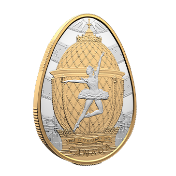 Buy 1 oz Silver 75th Anniversary of the National Ballet of Canada Gold-Plated Coin (2026), image 2