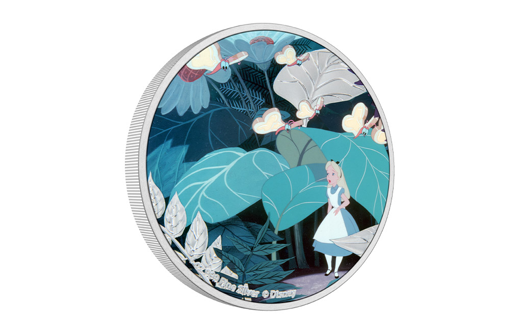 Buy 1 oz Silver Alice in Wonderland Coin (2021), image 2