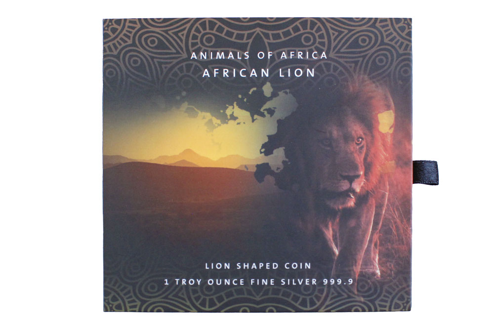 Buy 1 oz Silver Animals of Africa African Lion Coin (2021), image 5