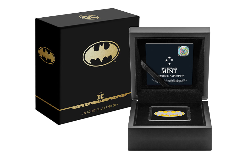 Buy 1 oz Silver BATMAN™ Logo Coin (2021), image 3