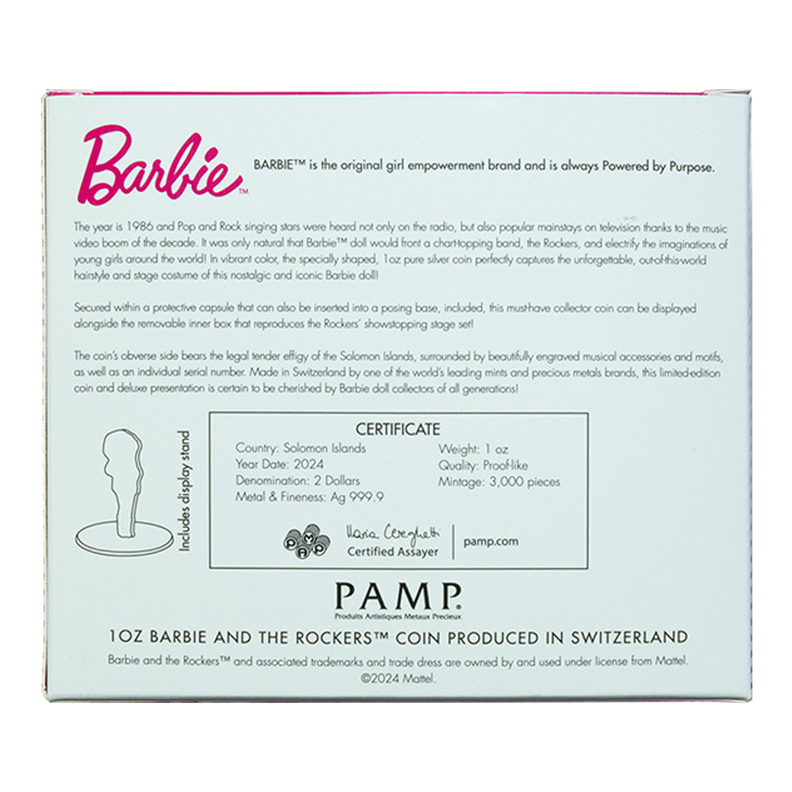 Buy 1 oz Silver Barbie & the Rockers™ Coin (2024), image 5