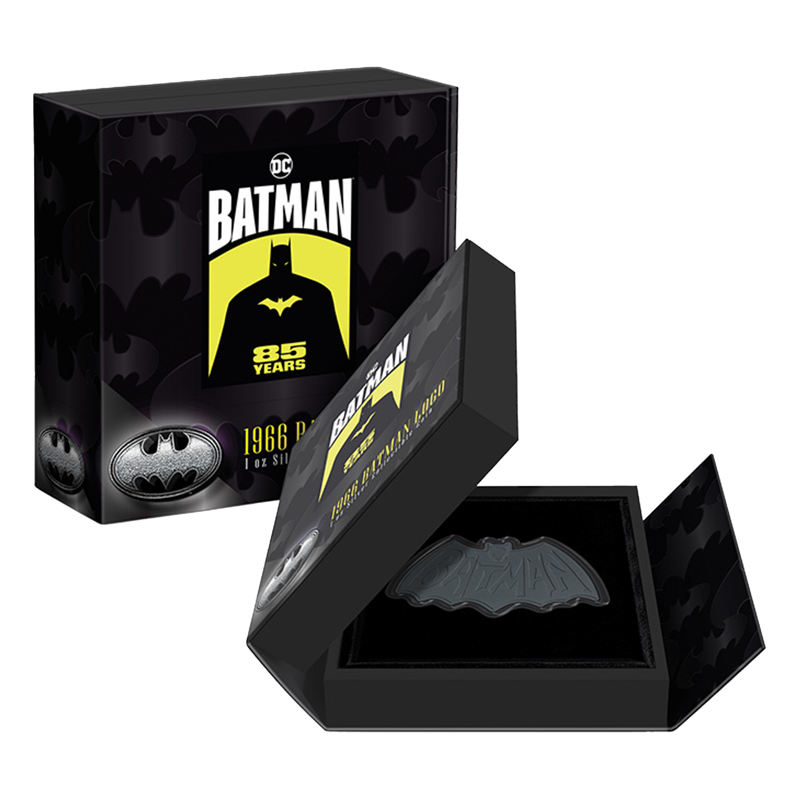 Buy 1 oz Silver BATMAN™ 85th Anniversary Logo Coin (2024), image 2