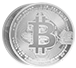 1 oz Silver Bitcoin Round .999, image 2