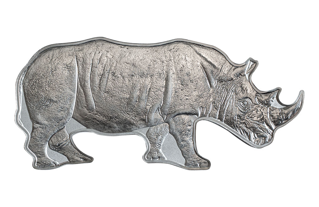 Buy 1 oz Silver Animals of Africa Black Rhino Coin (2022), image 0