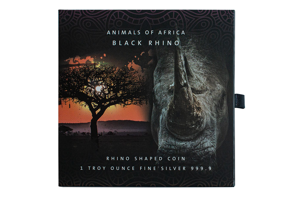 Buy 1 oz Silver Animals of Africa Black Rhino Coin (2022), image 5