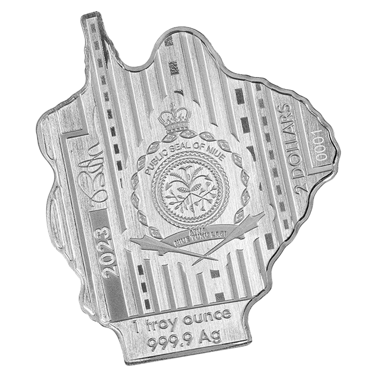 Buy 1 oz Silver Burton Morris Gorilla Coin (2023), image 1