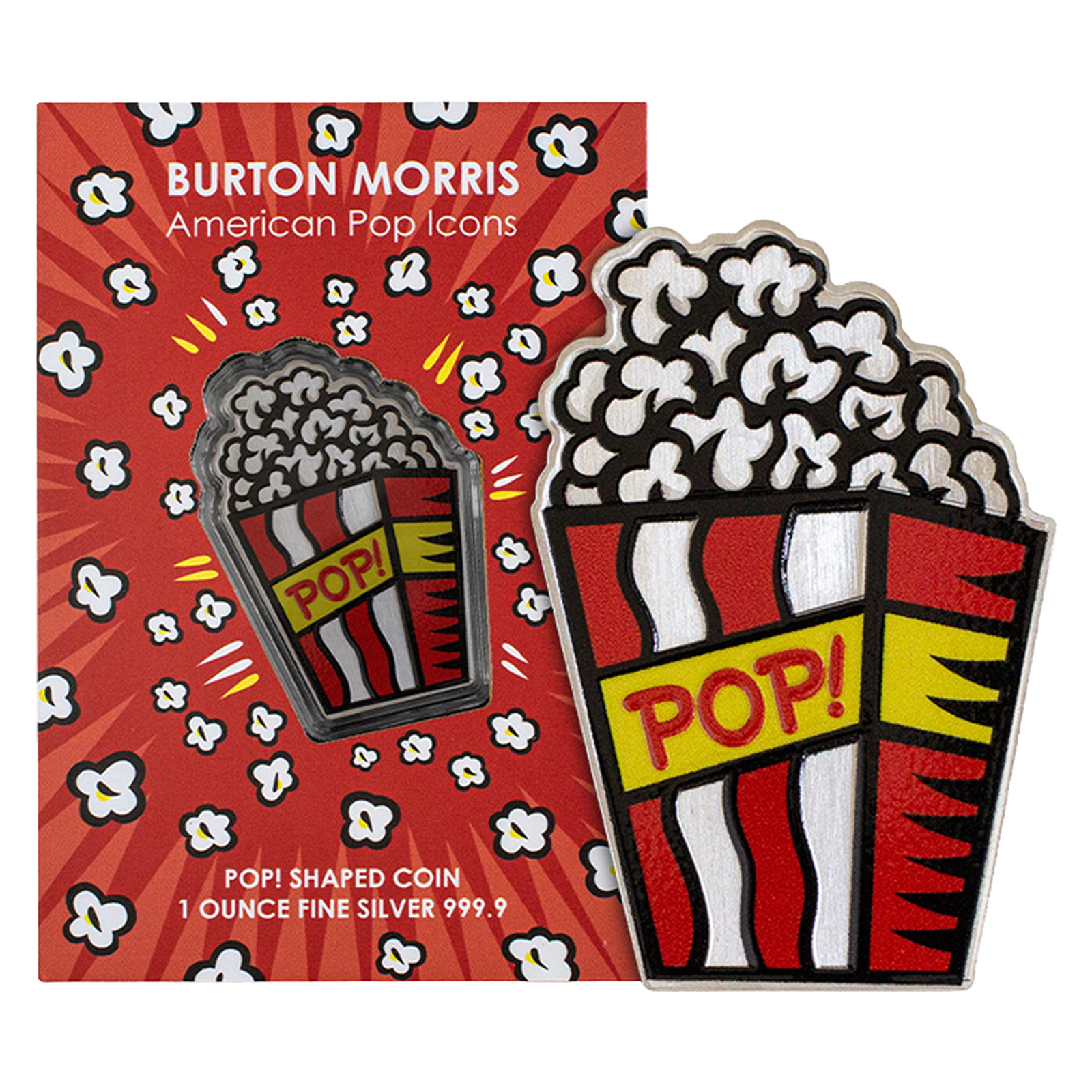 Buy 1 oz Silver Burton Morris Pop! Coin (2023), image 1