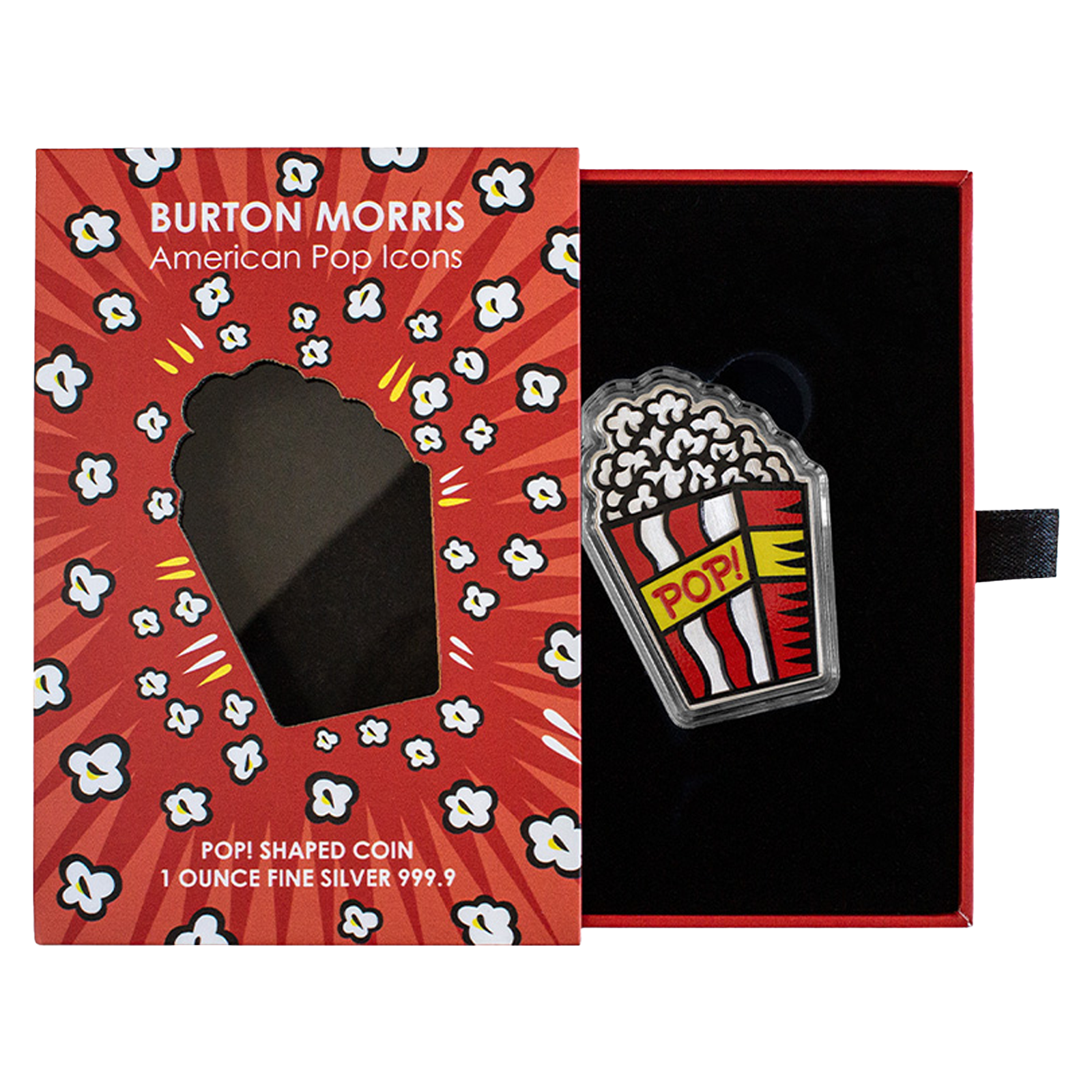 Buy 1 oz Silver Burton Morris Pop! Coin (2023), image 2