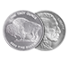 Buy .9999 Fine Silver 1 oz Buffalo Rounds (Brilliant Uncirculated), image 2