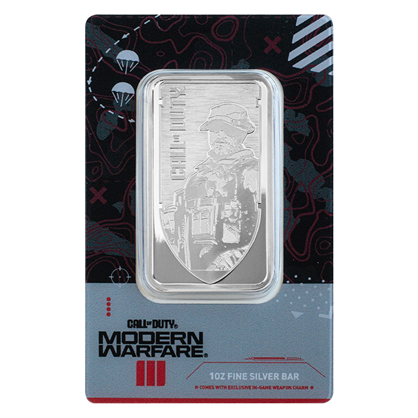 Buy 1 oz Silver Call of Duty® 20th Anniversary Bar (2024), image 0