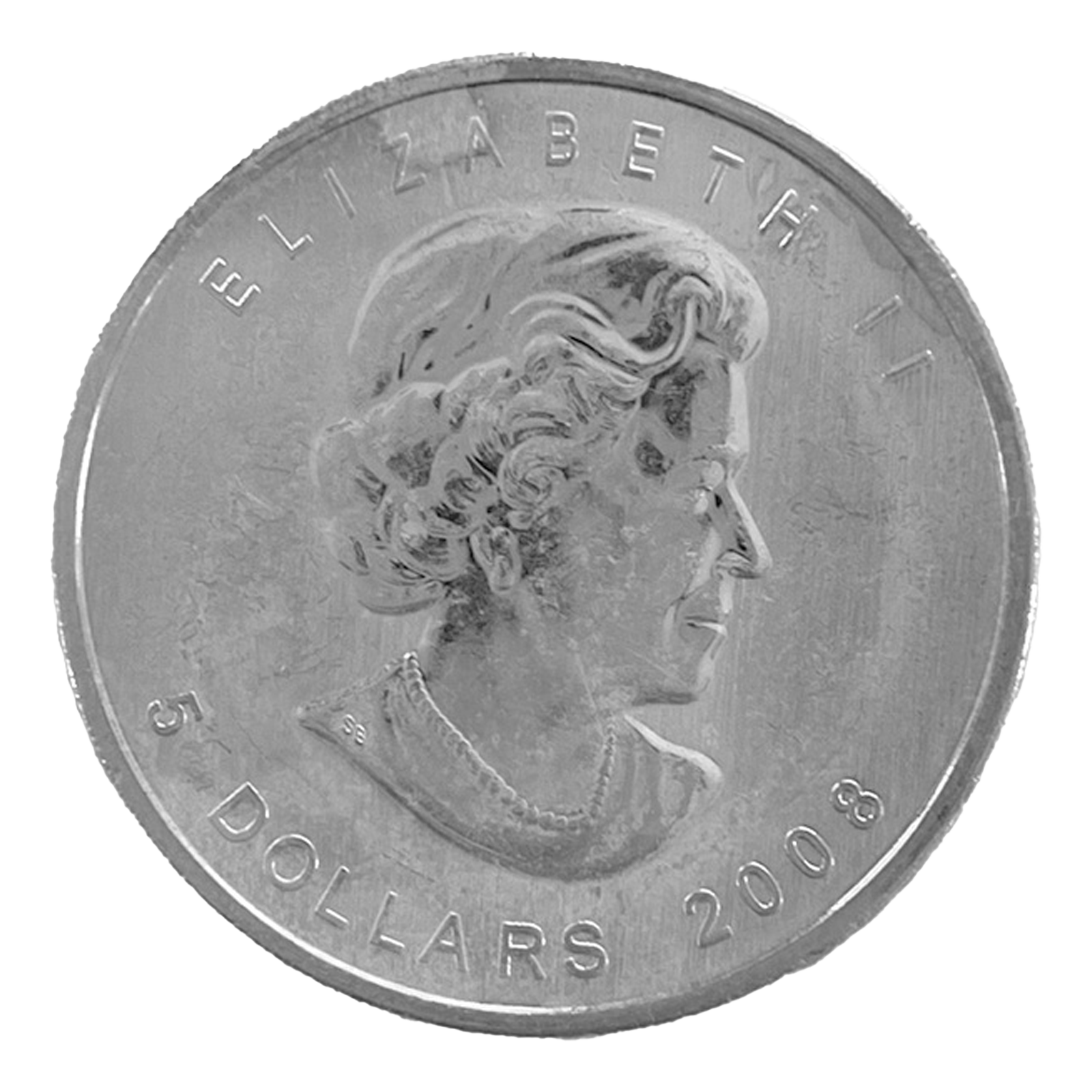 1 oz Canadian Silver Maple Leaf Coins (wear & tear), image 1