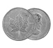 Buy 1 oz Canadian Silver Maple Leaf Coins (wear & tear), image 2