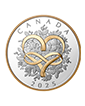 1 oz Silver Celebrate Love Gold Plated Coin (2025)