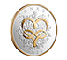 Buy 1 oz Silver Celebrate Love Gold Plated Coin (2025), image 2