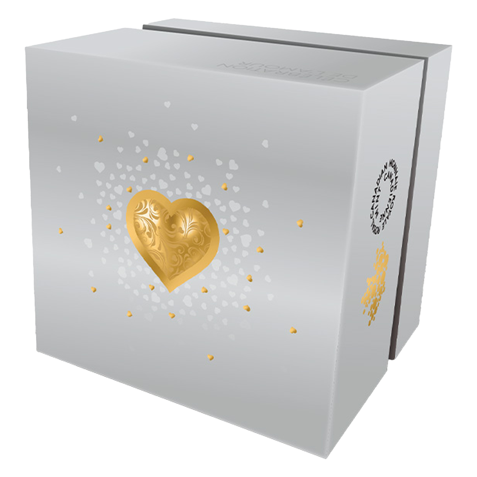 Buy 1 oz Silver Celebrate Love Gold Plated Coin (2025), image 3