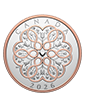 1 oz Silver Celebrate Love Rose Gold Plated Coin (2026) {US: Shipping the week of Feb 16th}