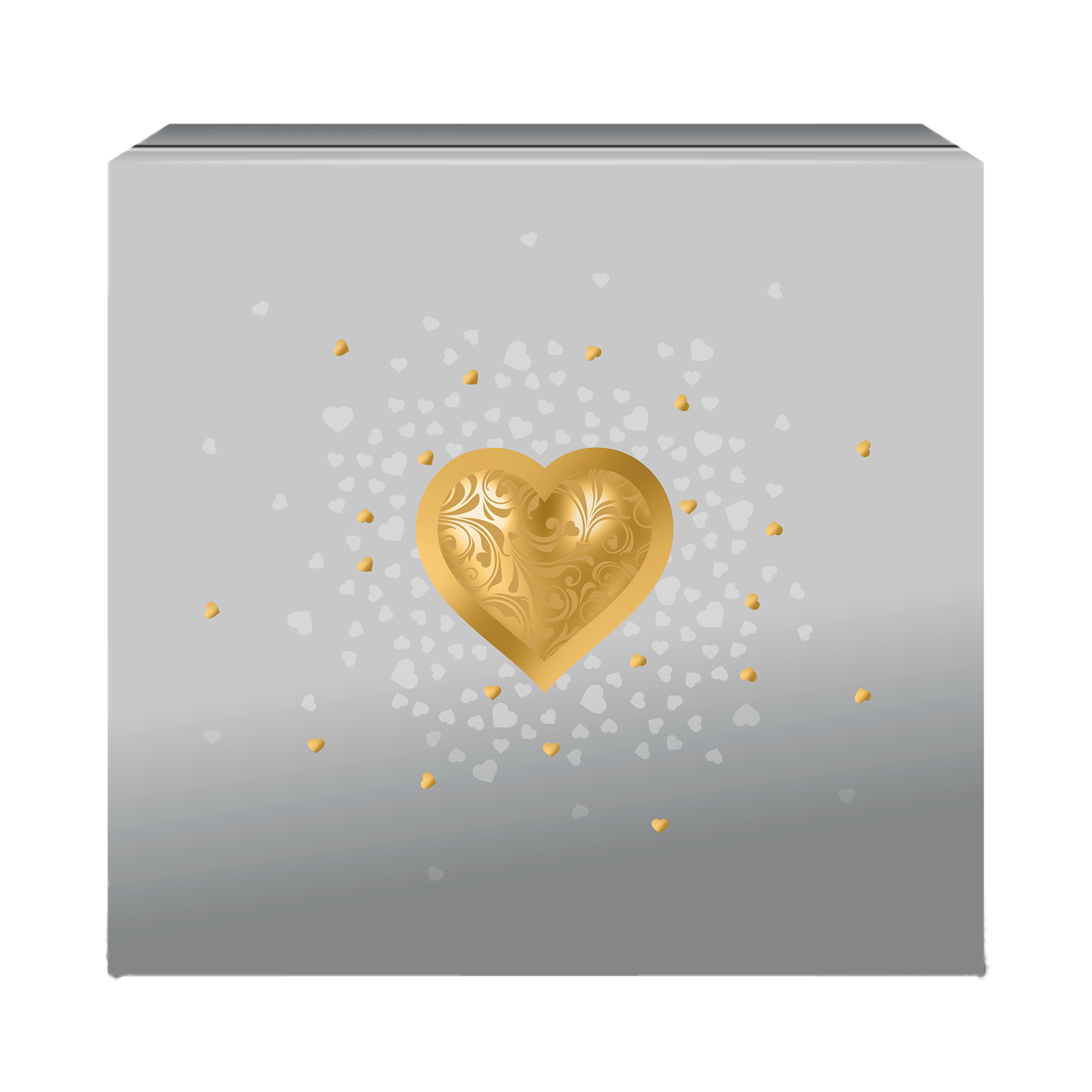 Buy 1 oz Silver Celebrate Love Rose Gold Plated Coin (2026), image 4