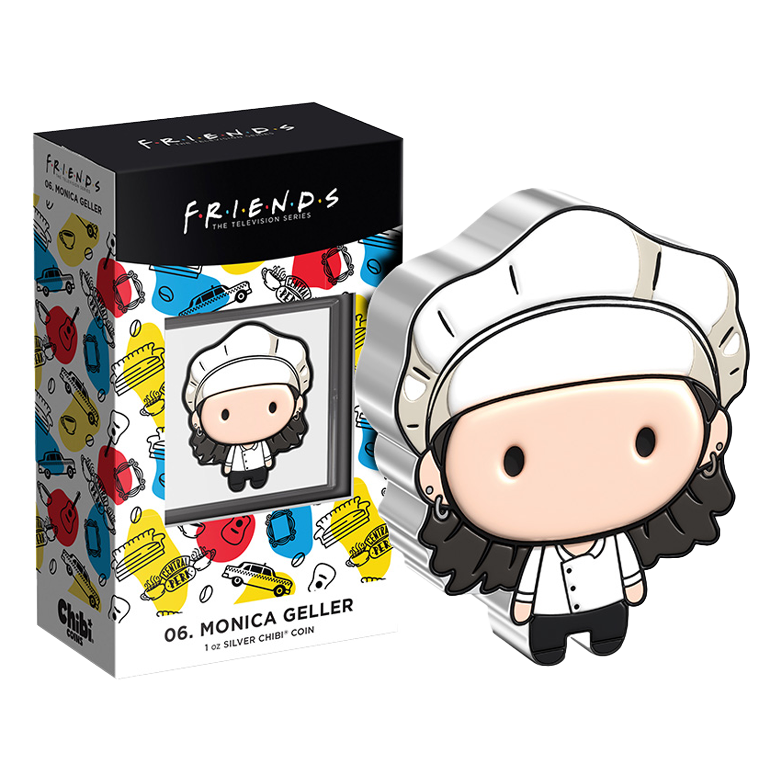 Buy 1 oz Silver Chibi® FRIENDS™ Monica Geller™ Coin (2022), image 0